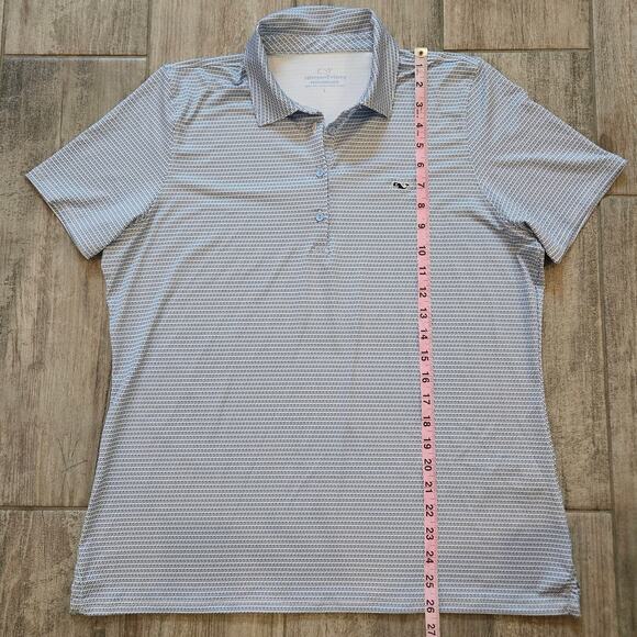 Vineyard‎ Vines Performance Polo Shirt Men Size L Short Sleeve Golf Sankaty Prep - Picture 2 of 8